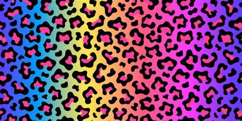 Colorful Cheetah Pattern