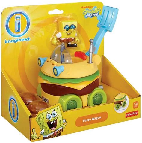 Fisher Price Spongebob Squarepants Imaginext Patty Wagon Vehicle Set ...