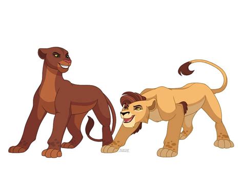 Lion King Kovu And Kiara Drawings