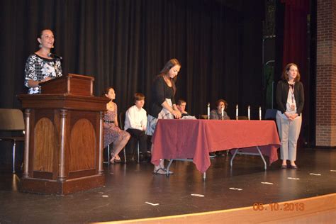 Dedham Middle School Holds NJHS Induction Ceremony | Dedham, MA Patch