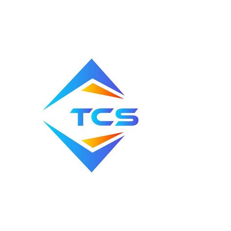 TCS abstract technology logo design on white background. TCS creative ...