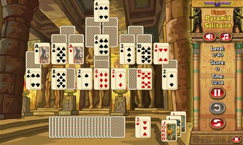 🕹️ Play Egypt Pyramid Solitaire Game: Free Online Ancient Egyptian ...