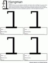 Hangman Printable Game Printable - FamilyEducation