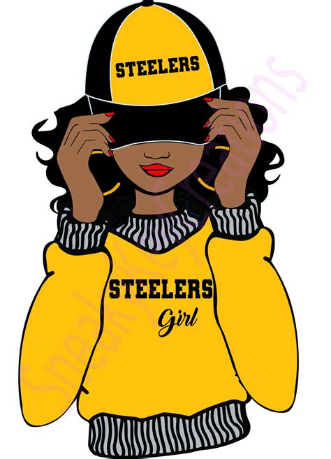 Steelers Cap Girl - Etsy