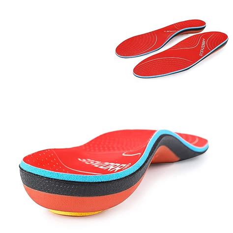 Buy Orthotic Insoles Arch Support Full Length Inserts Metatarsal ...