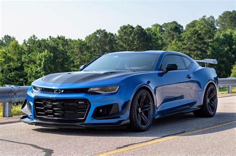 Chevrolet Camaro ZL1 1LE painted in Hyper Blue Photo taken by ...