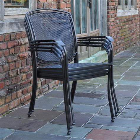 KETTLER Henley Wrought Iron Patio Dining Arm Chair : BBQGuys