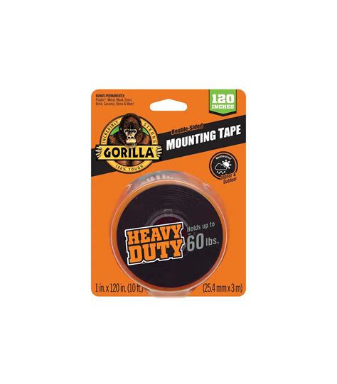 Gorilla Heavy Duty Black Mounting Tape - Hardware Specialist