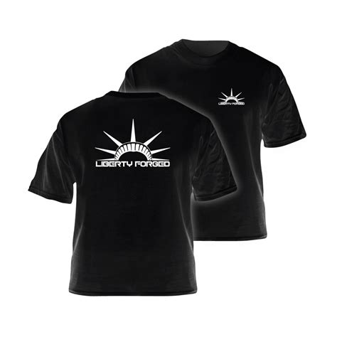 Logo Back Black Shirt » Liberty Forged