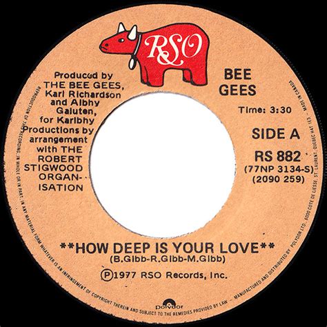 Bee Gees – How Deep Is Your Love (1977, Vinyl) - Discogs