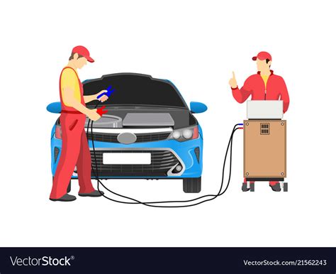 Car repair service abstract Royalty Free Vector Image