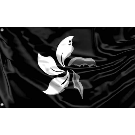 Black Hong Kong Protest Flag Unique Design Print High Quality Materials ...