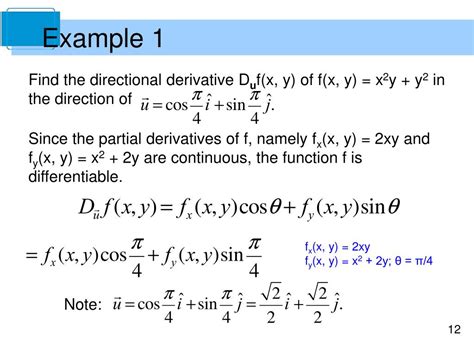 Directional Derivative