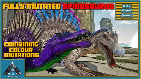 ARK: Mutated SPINO Showcase & How To Combine Colour Mutations For MEGA ...