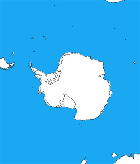 Blank map of the Antarctica (V.2.) by DinoSpain on DeviantArt