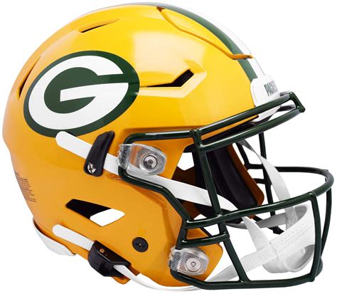 Buy Riddell NFL Green Bay Packers Speedflex Authentic Helmet, Yellow ...