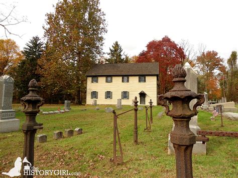 Historic Yellow Meeting House in Upper Freehold, NJ