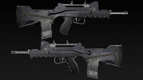 FAMAS Rifle — polycount