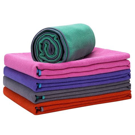 Microfiber Yoga Towel Moisture Wicking Yoga Mat Cover for Hot Yoga ...