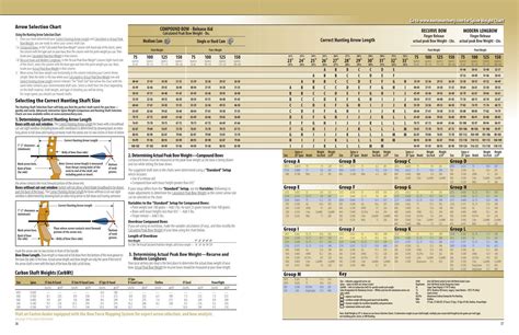 Easton selection chart - take insert weight into account or not ...