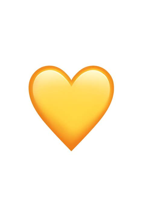 💛 Yellow Heart Emoji in 2023 | Heart emoji, Emoji tattoo, Yellow heart