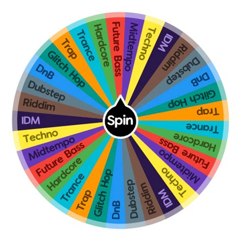 Wheel of Base EDM Genres | Spin the Wheel - Random Picker