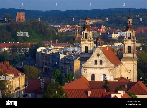 View to Vilnius old town Stock Photo - Alamy