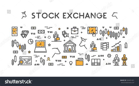 Vector Symbol Stock Market Stock Exchange Stock Vector (Royalty Free ...