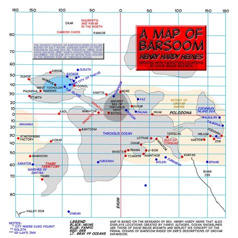 ERBzine 2807: Maps of Barsoom