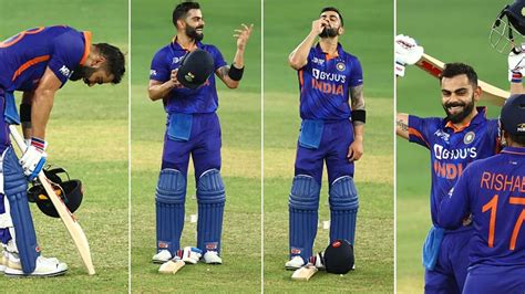 Watch: Virat Kohli's priceless celebration as he slams century after ...