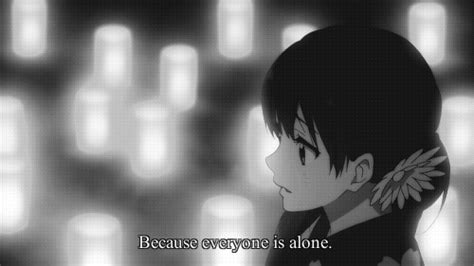 Anime quote anime kyoukai no kanata GIF - Find on GIFER