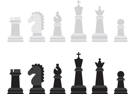 Chess Vector Game Pieces 82127 Vector Art at Vecteezy