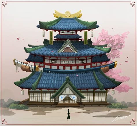 ArtStation - THE SAMURAI HOUSE