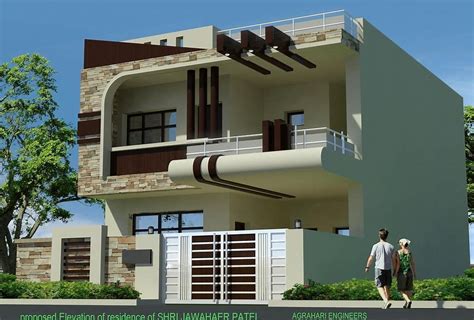 Top 50 2 Storey Building Elevation Design | House outer design, Small ...