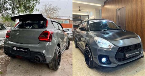 This modified Maruti Suzuki Swift hatchback with Sport GT body Kit and ...