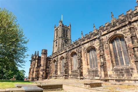 Lancaster Priory, Formally the Priory Church of St Mary. Stock Image ...