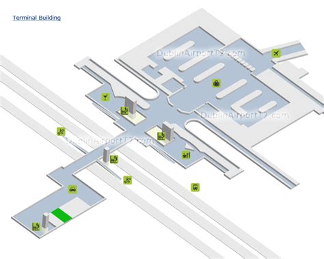 Dublin Airport Terminal 1 and 2 Maps