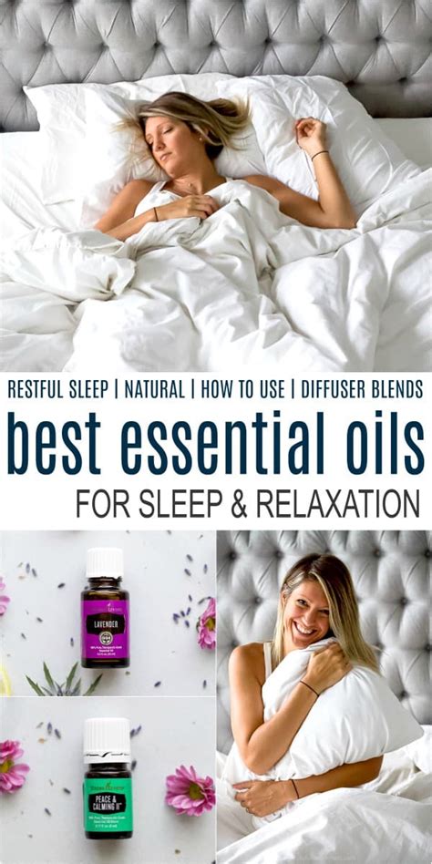 The Best Essential Oils for Sleep and Relaxation | Easy Healthy Recipes