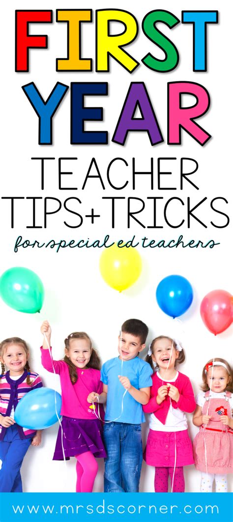 First year teacher tips for special ed teachers – Artofit