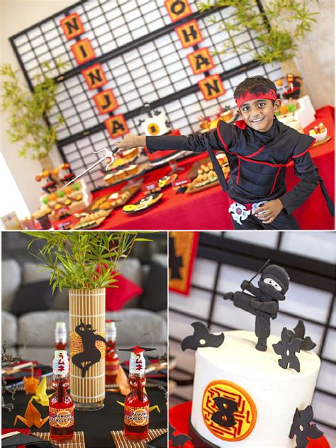 a collage of photos with halloween decorations and food on the table in ...