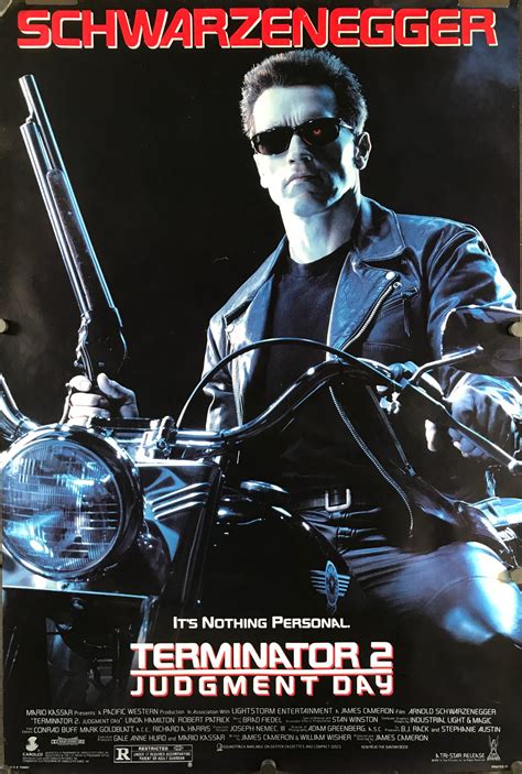 TERMINATOR 2 Judgement Day, Original Arnold Schwarzenegger Vintage ...