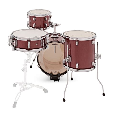 Ludwig Breakbeats Questlove 16in 4Pc Shell Pack, Wine Red Sparkle at ...