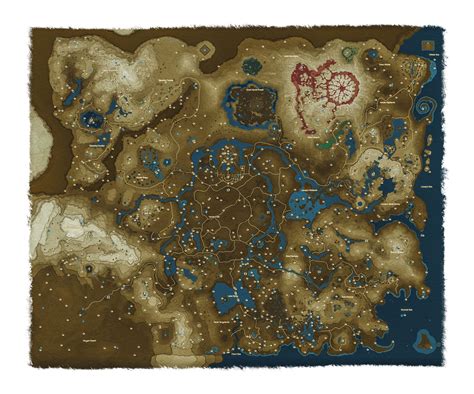 Printable Botw Zelda Map - Free Printable Templates