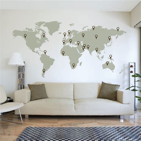 Map Of The World Wall Art