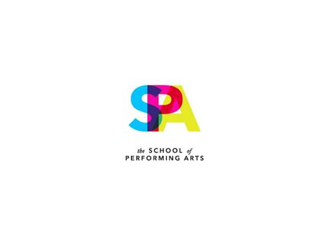 School of Performing Arts logo | Performance art, Art logo, Initials ...