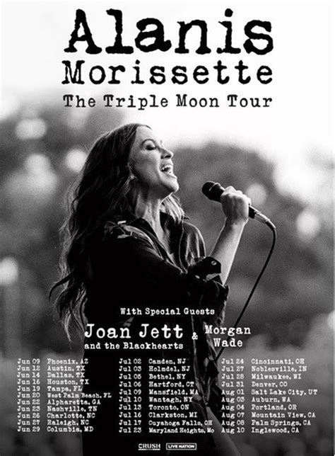 Alanis Morissette the Triple Moon Tour 2023 Poster Alanis - Etsy