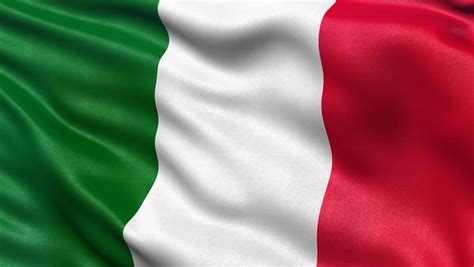 Italian Flag. The Flag Of Italy Waving. 1080p Stock Footage Video ...