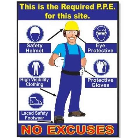 Construction Safety Poster at Rs 120/square feet | Safety Poster in ...