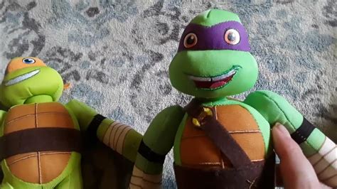 Teenage Mutant Ninja Turtles Plushies Review - YouTube