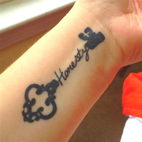 Honesty is key (my newest tattoo) | Tattoo inspiration | Pinterest